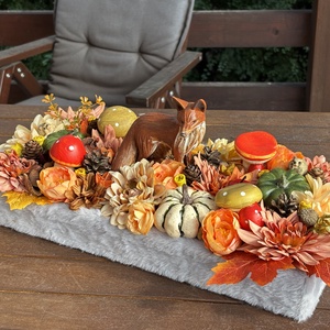 Rókás   őszi  asztal dísz  - otthon & életmód - dekoráció - halloween - halloweeni asztaldísz - Meska.hu