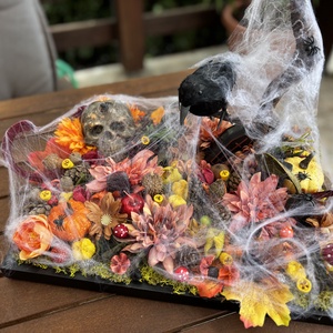 Halloween  őszi  asztal dísz  - Meska.hu