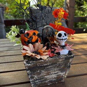  Jack Skalligton őszi halloween  - otthon & életmód - dekoráció - halloween - halloweeni asztaldísz - Meska.hu
