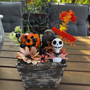 Jack Skalligton őszi halloween  - otthon & életmód - dekoráció - halloween - halloweeni asztaldísz - Meska.hu