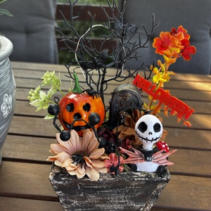  Jack Skalligton őszi halloween  - otthon & életmód - dekoráció - halloween - halloweeni asztaldísz - Meska.hu