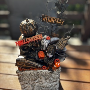 wednesday Halloween  őszi  asztal dísz - Meska.hu