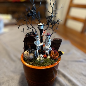 Halloween  őszi  asztal dísz  - otthon & életmód - dekoráció - halloween - halloweeni asztaldísz - Meska.hu