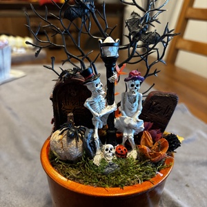 Halloween  őszi  asztal dísz  - Meska.hu