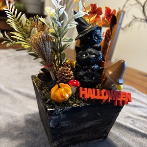 Halloween   őszi  asztal dísz  - otthon & életmód - dekoráció - asztal és polc dekoráció - asztaldísz - Meska.hu