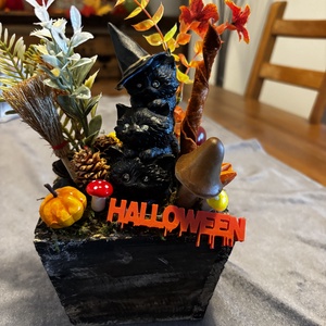 Halloween   őszi  asztal dísz  - Meska.hu
