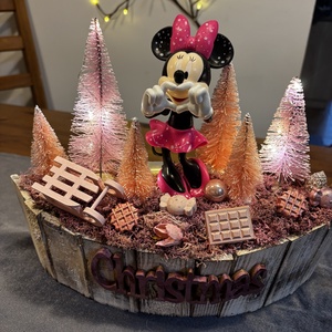  Disney   asztal disz  - karácsony - karácsonyi lakásdekoráció - ünnepi asztaldekoráció - Meska.hu