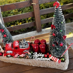 Karácsony advent    asztal dísz  - Meska.hu