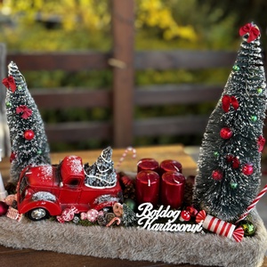 Karácsony advent    asztal dísz  - karácsony - adventi díszek - adventi asztaldísz - Meska.hu