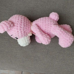 Horgolt plüss maci (rózsaszín) - játék & sport - plüssállat & játékfigura - maci - Meska.hu