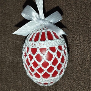 Horgolt tojás, Otthon & Életmód, Dekoráció, Dísztárgy, Csipkekészítés, Horgolás, MESKA