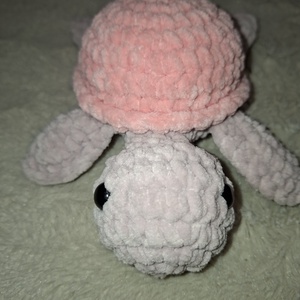 Horgolt plüss kis teknős, Játék & Sport, Plüssállat & Játékfigura, Teknős, Horgolás, Hímzés, MESKA