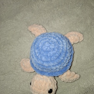 Horgolt plüss kis teknős - játék & sport - plüssállat & játékfigura - teknős - Meska.hu