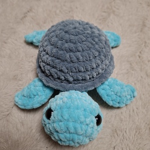 Horgolt plüss kis teknős - játék & sport - plüssállat & játékfigura - teknős - Meska.hu