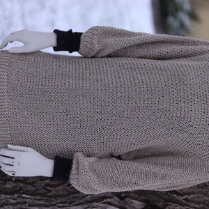 Egyszerű kézzel kötöt pulóver - ruha & divat - női ruha - pulóver & kardigán - Meska.hu