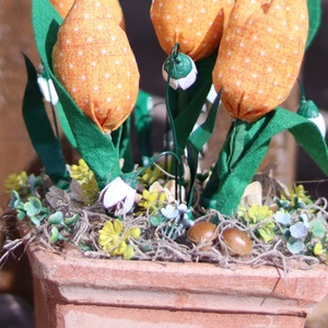 Sárga tulipános kert, asztaldísz, ajándék, dekoráció - otthon & lakás - dekoráció - asztaldísz - Meska.hu Sárga tulipános kert, asztaldísz, ajándék, dekoráció - otthon & lakás - dekoráció - asztaldísz - Meska.hu