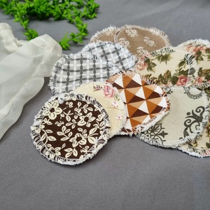 Textíl arctisztító, sminklemosó, zerowaste korongok ajándék mosózsákkal - szépségápolás - arcápolás - arctisztító korong - Meska.hu