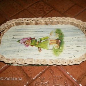 Ügyes kis tálca a babaszobába - Meska.hu