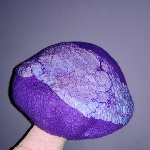 Nemez barett sapka  - ruha & divat - sál, sapka, kendő - sapka - Meska.hu