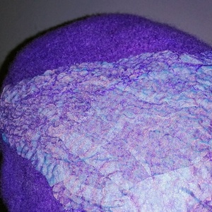 Nemez barett sapka  - ruha & divat - sál, sapka, kendő - sapka - Meska.hu