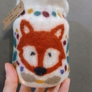 Rókás nemez lámpás, Otthon & Életmód, Gyertya, illat, aroma, Mécses és mécsestartó, Nemezelés, MESKA