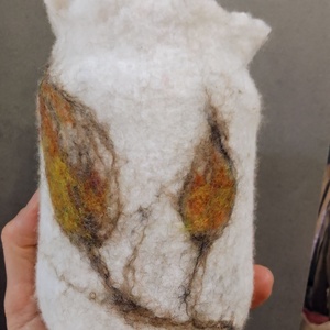 nemez lámpás, Otthon & Életmód, Gyertya, illat, aroma, Mécses és mécsestartó, Nemezelés, MESKA