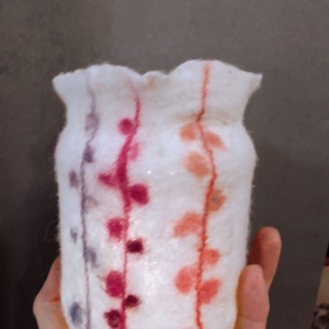 nemez lámpás - otthon & életmód - gyertya, illat, aroma - mécses és mécsestartó - Meska.hu