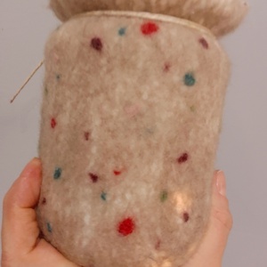 nemez lámpás - otthon & életmód - gyertya, illat, aroma - mécses és mécsestartó - Meska.hu