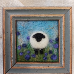 Kicsi szép-mini nemez kép - Meska.hu