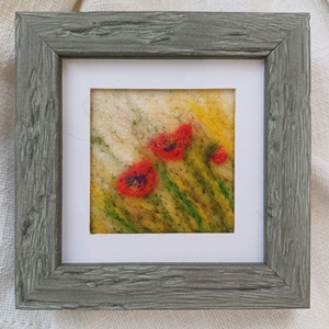 Kicsi szép-mini nemez kép - művészet - textilkép - nemezelt - Meska.hu