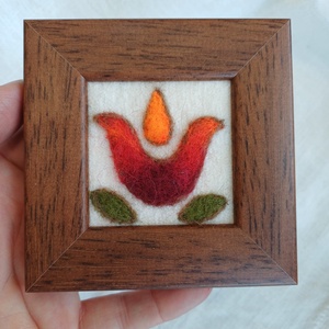 Kicsi szép-mini nemez kép - Meska.hu