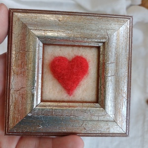 Kicsi szép-mini nemez kép - művészet - textilkép - nemezelt - Meska.hu