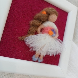 Kicsi szép-mini nemez kép - Meska.hu