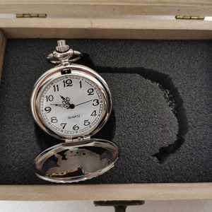 Lovas Zsebóra ajándék fa dobozban egyedi kézműves - ékszer - karóra és ékszeróra - zsebóra - Meska.hu