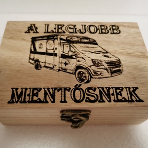 Mentős Zsebóra ajándék fa dobozban egyedi kézműves - ékszer - karóra és ékszeróra - zsebóra - Meska.hu