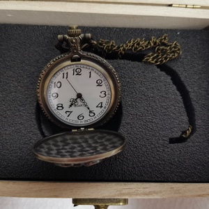 Rendőrös Zsebóra ajándék fa dobozban egyedi kézműves - ékszer - karóra és ékszeróra - zsebóra - Meska.hu