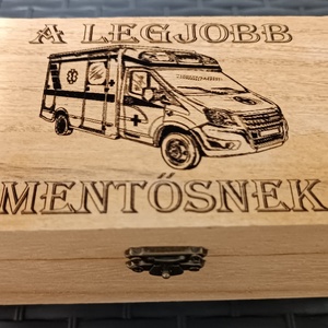 Mentős Zsebóra ajándék fa dobozban egyedi kézműves - ékszer - karóra és ékszeróra - zsebóra - Meska.hu