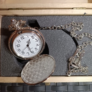 Hajós Zsebóra ajándék fa dobozban egyedi kézműves - ékszer - karóra és ékszeróra - zsebóra - Meska.hu