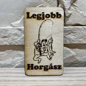 Hűtőmágnes, Otthon & Életmód, Konyhafelszerelés, tálalás, Konyhai dekoráció, Hűtőmágnes, Famegmunkálás, Gravírozás, pirográfia, MESKA