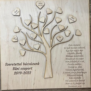 Ballagási ajándék - Óvó néninek , Otthon & Életmód, Dekoráció, Kép & Falikép, Táblakép, Gravírozás, pirográfia, MESKA