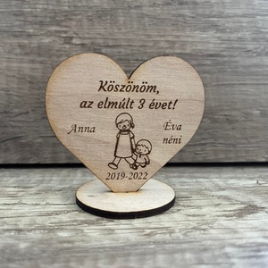 Ballagási ajándék - Szív dísz, Otthon & Életmód, Dekoráció, Dísztárgy, Gravírozás, pirográfia, MESKA
