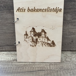Gravírozott füzet  - otthon & életmód - papír, írószer - könyv- és füzetborító - Meska.hu