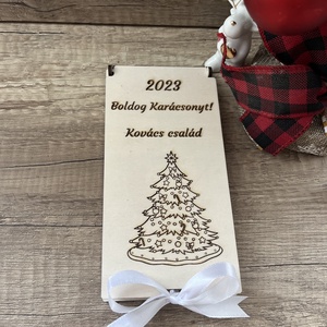 Pénzátadó doboz - karácsonyi - esküvő - emlék & ajándék - nászajándék - esküvői pénzátadó boríték, kártya - Meska.hu