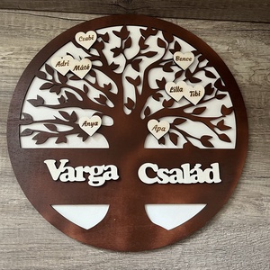 Családfa - otthon & életmód - dekoráció - kép & falikép - táblakép - Meska.hu