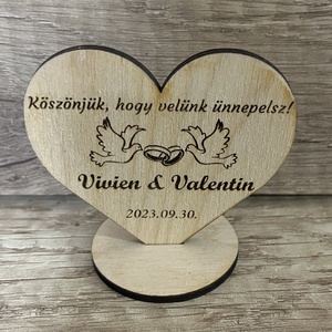 Köszönőajándék - szív - esküvő - emlék & ajándék - köszönőajándék - Meska.hu