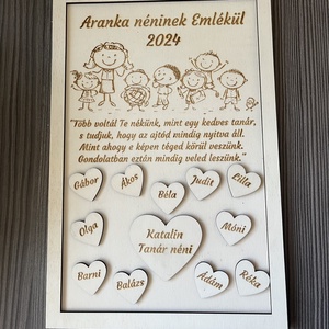 Ballagási ajándék - Fa tábla , Otthon & Életmód, Dekoráció, Kép & Falikép, Táblakép, Gravírozás, pirográfia, MESKA