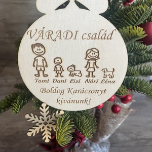 Karácsonyfadísz - családi - karácsony - karácsonyi lakásdekoráció - karácsonyfadíszek - Meska.hu