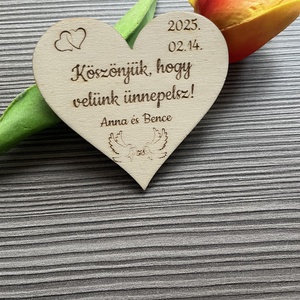 Köszönőajándék , Esküvő, Emlék & Ajándék, Köszönőajándék, Gravírozás, pirográfia, MESKA