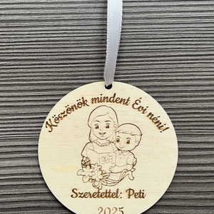 Ballagási ajandék  - Óvónőnek, Otthon & Életmód, Dekoráció, Dísztárgy, Gravírozás, pirográfia, MESKA