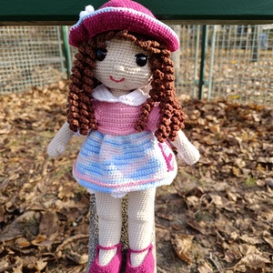 Névre szóló horgolt baba - Meska.hu